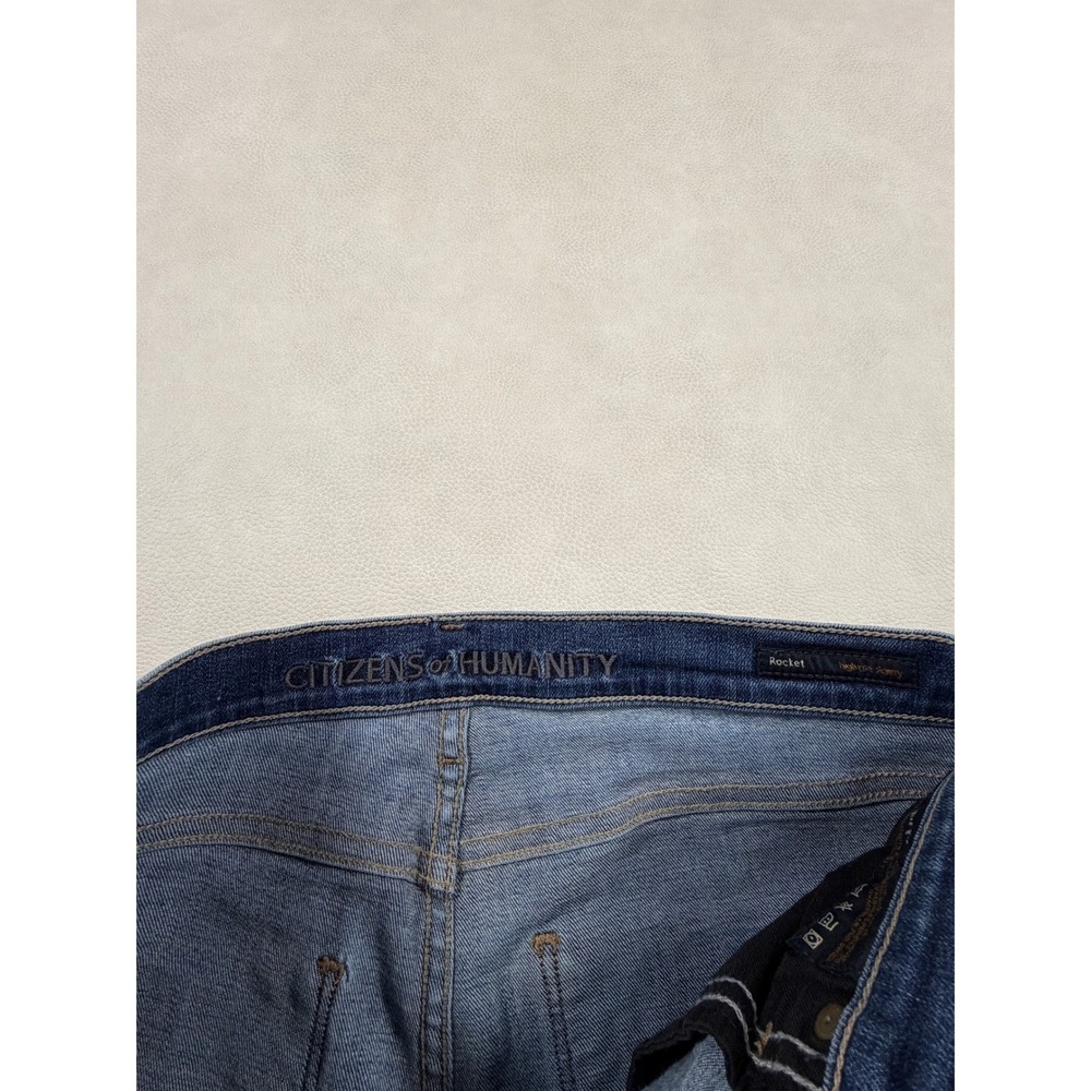 Citizens of Humanity‎ Rocket High Rise Skinny Jeans Dark Wash Blue Size 31 - Picture 7 of 10